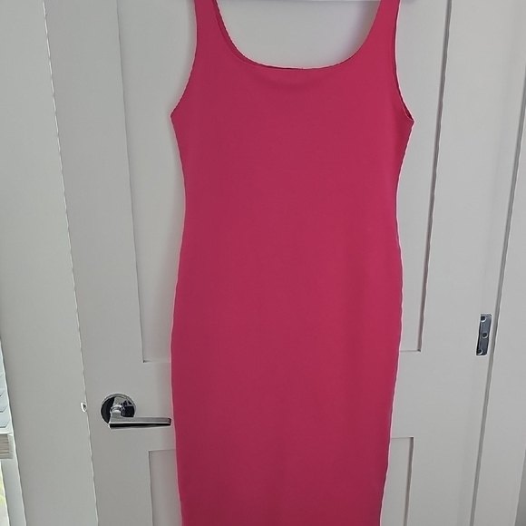 Zara Pink Fitted Dress Size XL - Picture 5 of 5